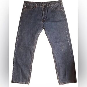 Vintage 1996 Levi’s 505 Straight Leg Dark Wash Red Tab Mens Denim Classic 90s